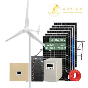 Hệ thống lai điện gió - mặt trời 5KWh