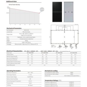 Tấm Pin Năng Lượng Mặt Trời LONGi Hi-MO X10 575W | 610W | 650W | 670W 3 Datasheet longi hi mo x10