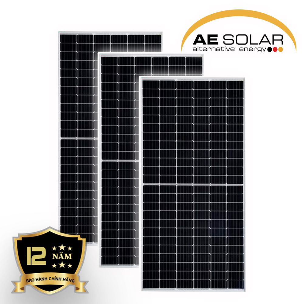 Tấm Pin Năng Lượng Mặt Trời AE Solar N-type 450W | 550W | 580W | 650W 1 Tấm Pin Năng Lượng Mặt Trời AE Solar N-type 450W | 550W | 580W | 650W