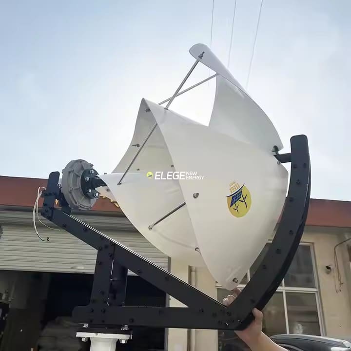 Tua-bin Gió Trục Ngang Elege Energy Model F1 – 500W | 5kW 2 Tua-bin Gió Trục Ngang Elege Energy Model F1 – 500W | 5kW - Ảnh 2